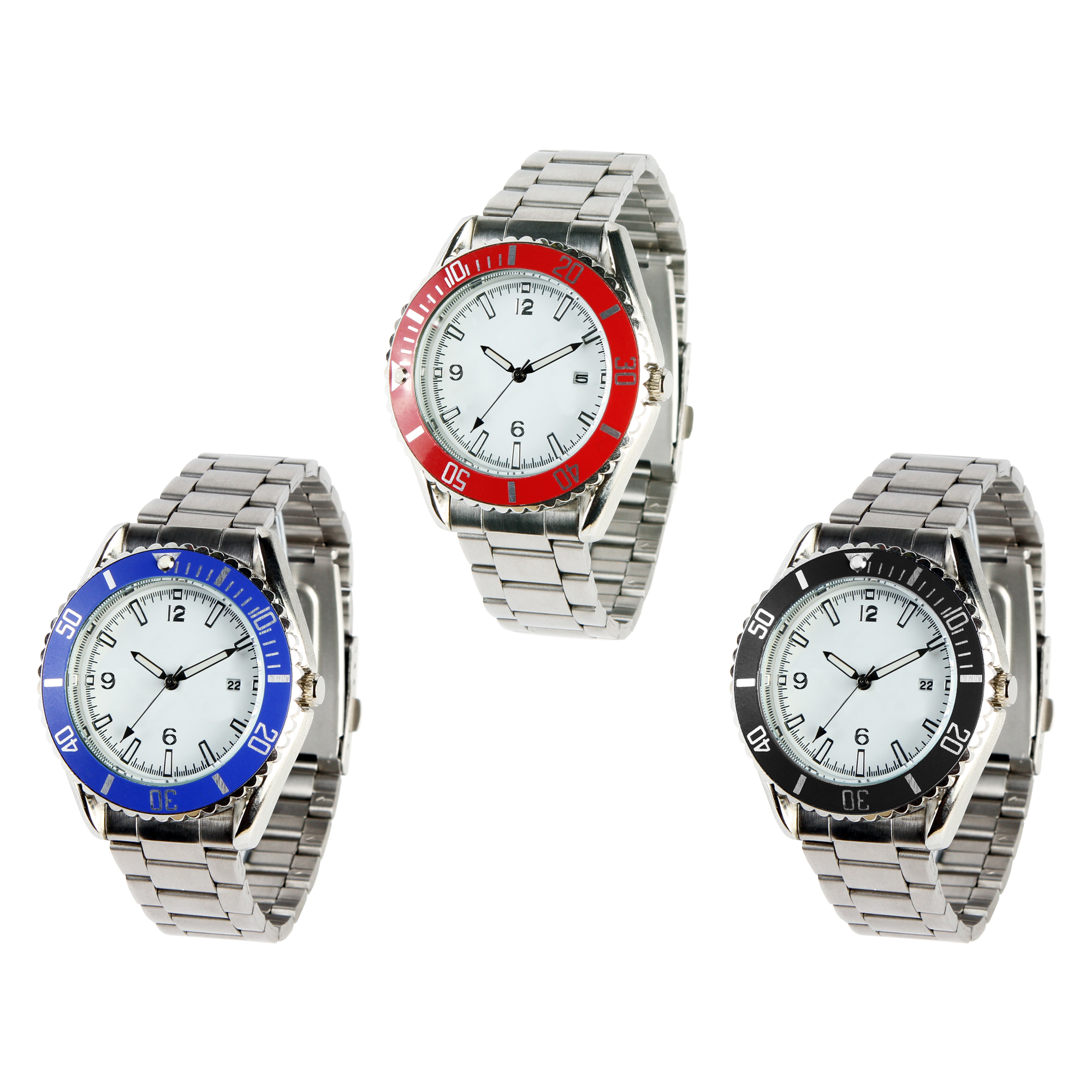 RELOJ DE PULSO METÁLICO E274